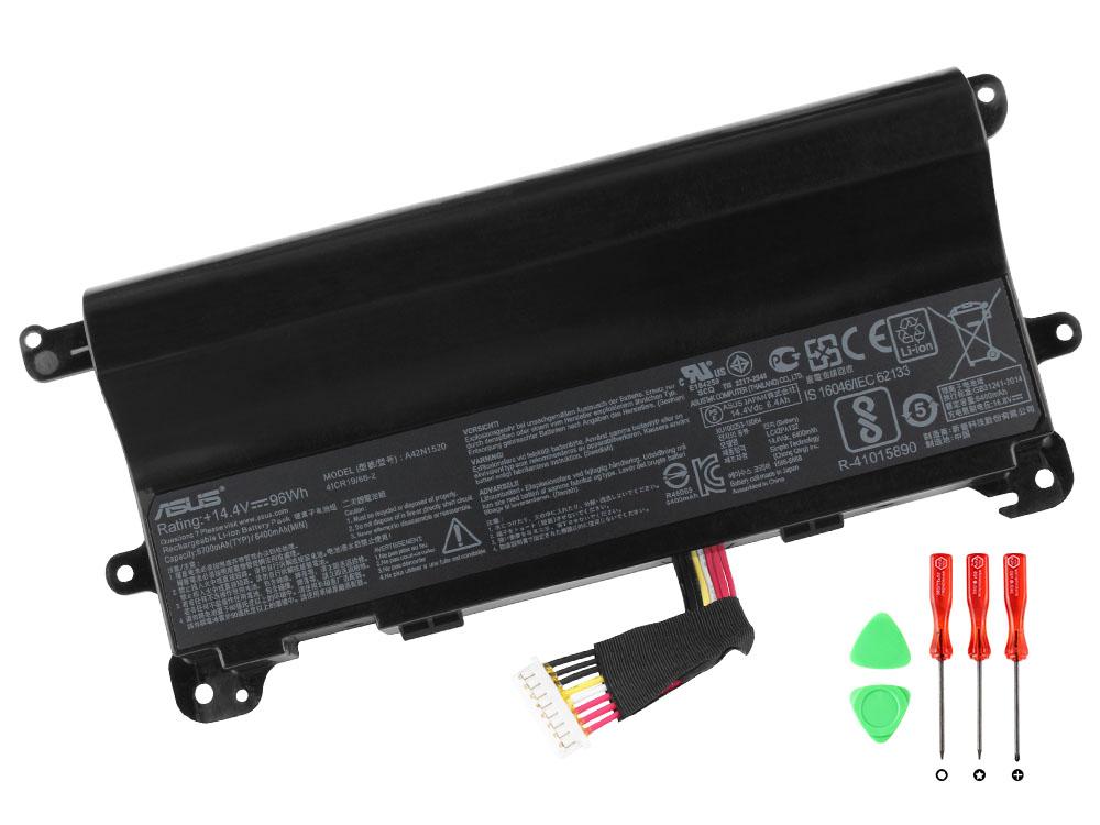 Original Battery Asus 0B110-00380000 0B110-00380200 96Wh 6400mAh (image for) Original Battery Asus 0B110-00380000 0B110-00380200 96Wh 6400mAh