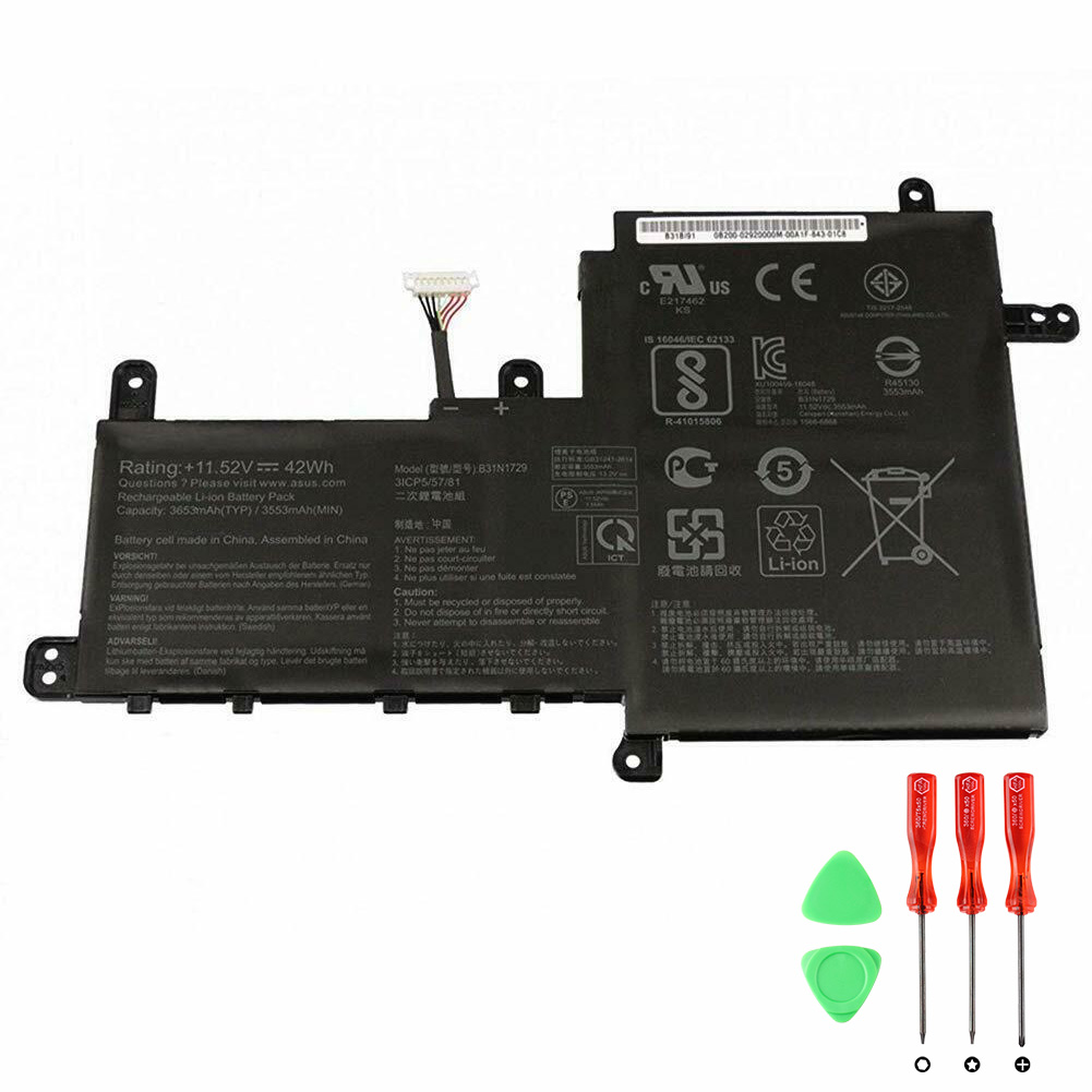 Original Battery Asus 0B200-02920200 0B200-02920100 3653mAh 42Wh (image for) Original Battery Asus 0B200-02920200 0B200-02920100 3653mAh 42Wh