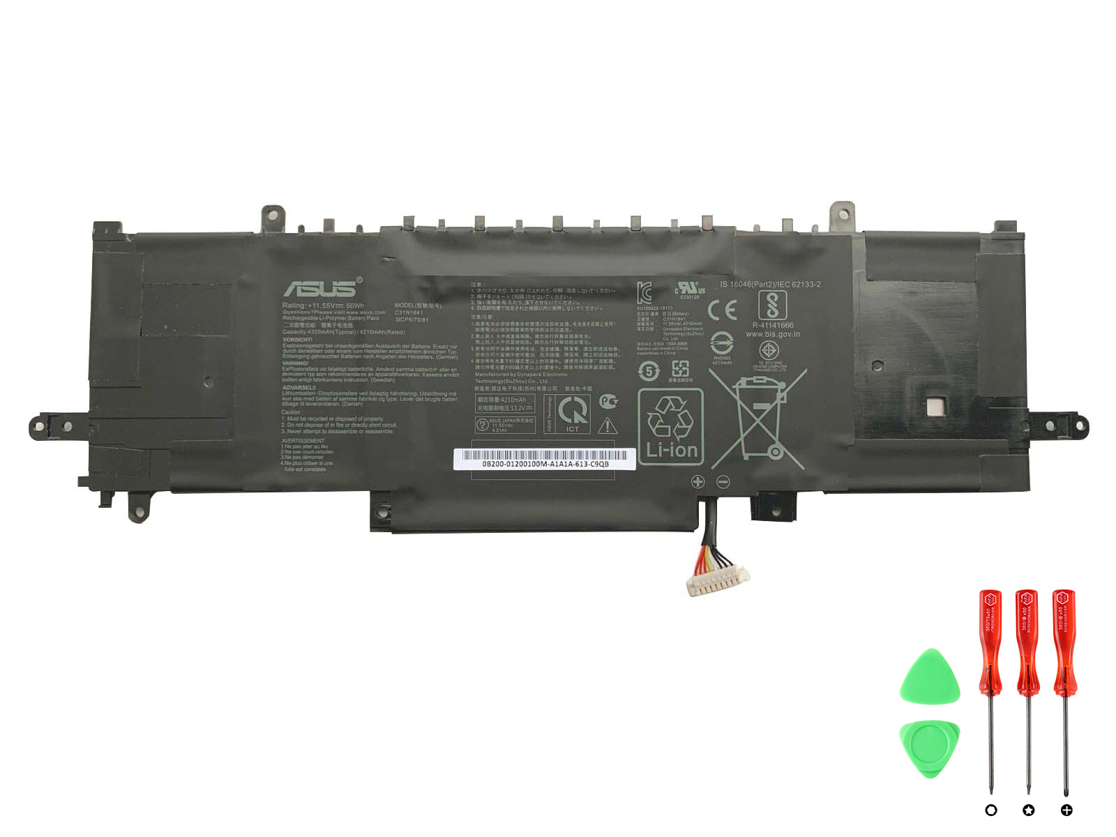 Original Battery Asus 0B200-03420200 0B200-03420300 50Wh 4335mAh (image for) Original Battery Asus 0B200-03420200 0B200-03420300 50Wh 4335mAh