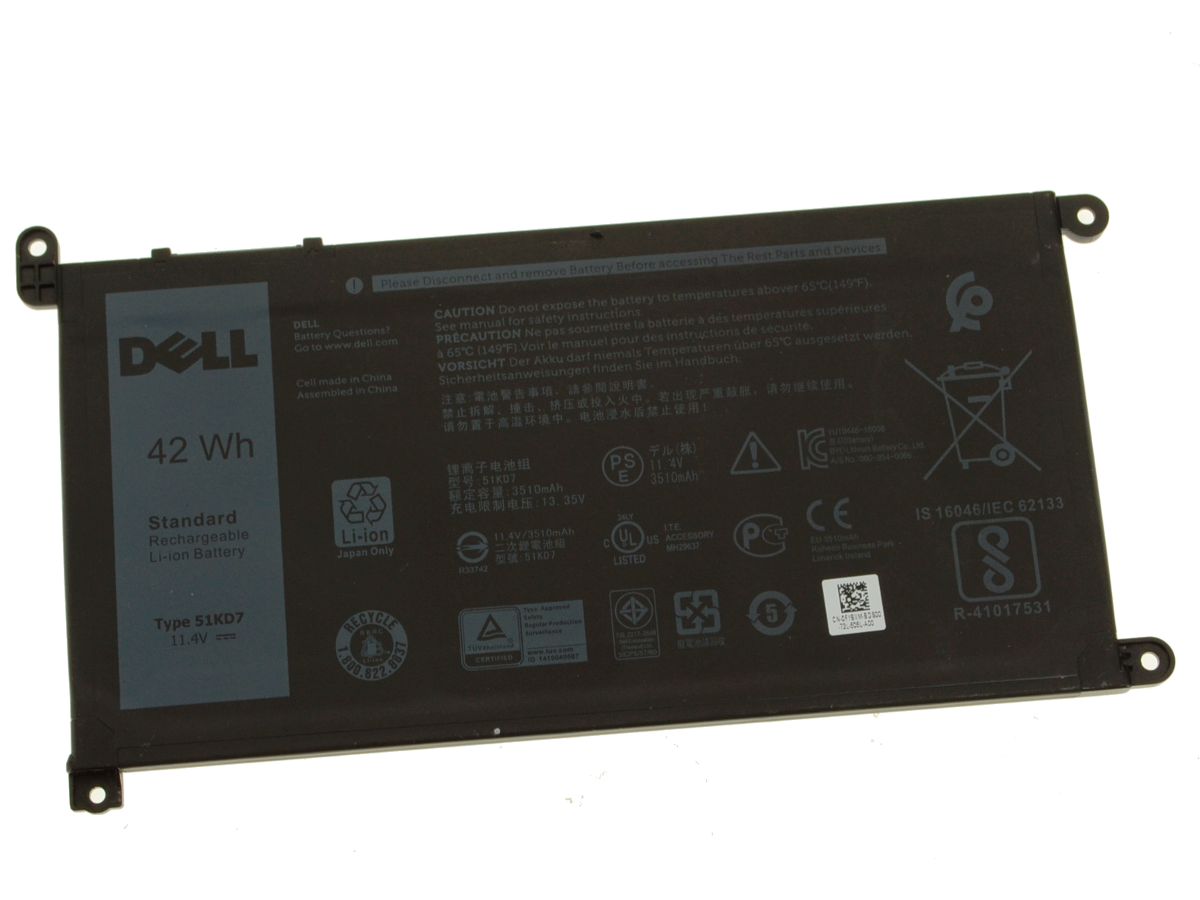 Original Battery Dell YWD3C 42Wh (image for) Original Battery Dell YWD3C 42Wh