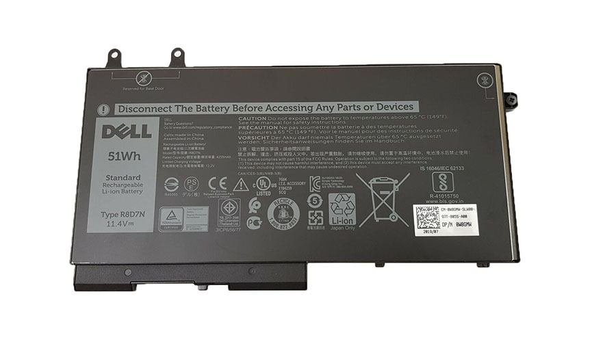 (image for) Original Battery Dell H82T6 0H82T6 4255mAh 51Wh
