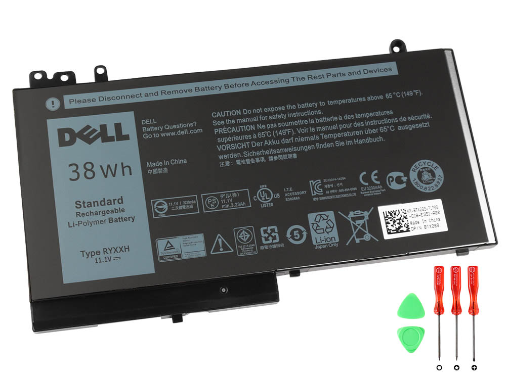 Original Battery Dell VY9ND 0VY9ND 38Wh (image for) Original Battery Dell VY9ND 0VY9ND 38Wh