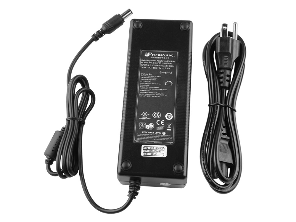 Original 120W Charger AcBel ADC027 AC Adapter + Cable (image for) Original 120W Charger AcBel ADC027 AC Adapter + Cable
