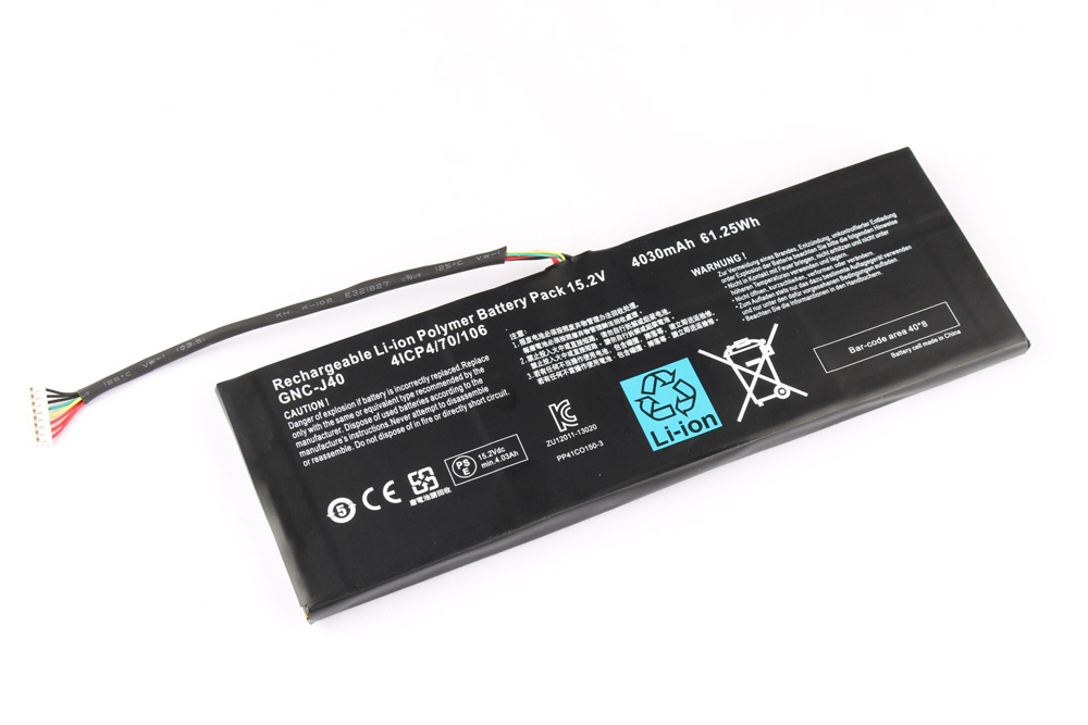 (image for) 61.25Whr 4030mAh Battery Gigabyte P34G GNC-J40 XMG C504 P34W 961TA013F