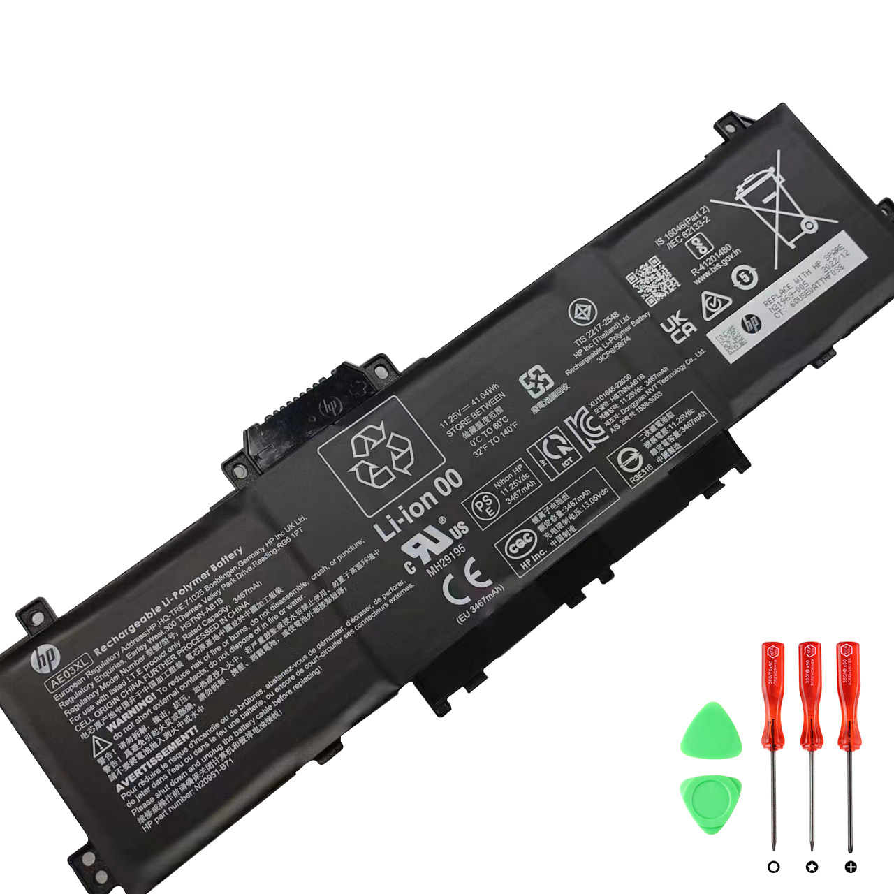 Original Battery HP CT:6TALP0AWYJSEKF 3467mAh 41.04Wh (image for) Original Battery HP CT:6TALP0AWYJSEKF 3467mAh 41.04Wh