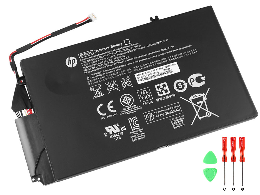 Original Battery HP 681949-001 3400mAh 52Wh (image for) Original Battery HP 681949-001 3400mAh 52Wh