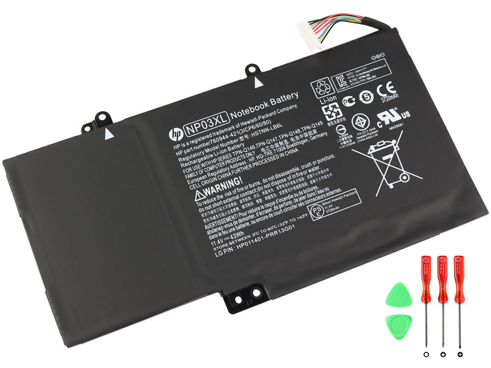 Original Battery HP 761230-005 760950-800 43Wh (image for) Original Battery HP 761230-005 760950-800 43Wh