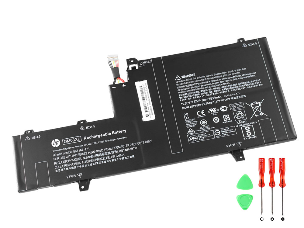 Original Battery HP 863167-1B1 863167-171 4935mAh 57Wh (image for) Original Battery HP 863167-1B1 863167-171 4935mAh 57Wh