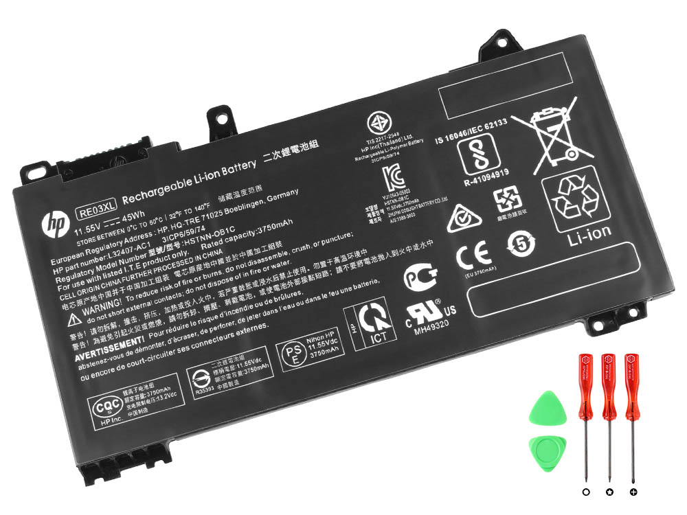 Original Battery HP L32407-AC2 3900mAh 45Wh (image for) Original Battery HP L32407-AC2 3900mAh 45Wh