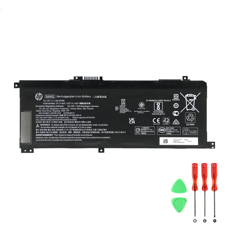 Original Battery HP L43248-AC4 L43248-541 3470mAh 55.67Wh (image for) Original Battery HP L43248-AC4 L43248-541 3470mAh 55.67Wh