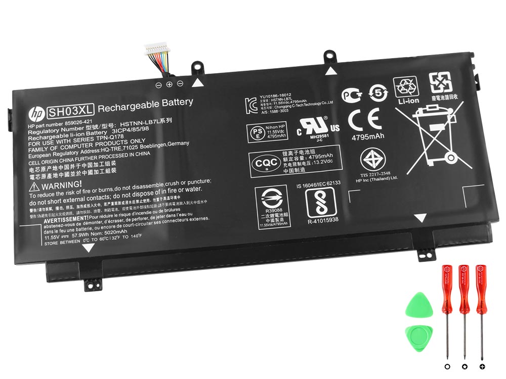 Original Battery HP TPN-Q178 57.8Wh 5013mAh (image for) Original Battery HP TPN-Q178 57.8Wh 5013mAh