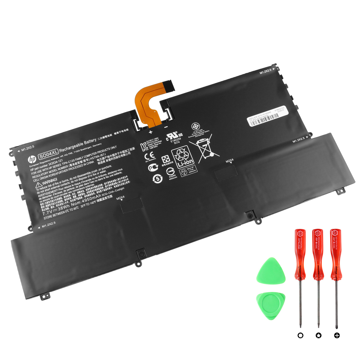 Original Battery HP 908319-855 908309-1C1 4950mAh 38Wh (image for) Original Battery HP 908319-855 908309-1C1 4950mAh 38Wh