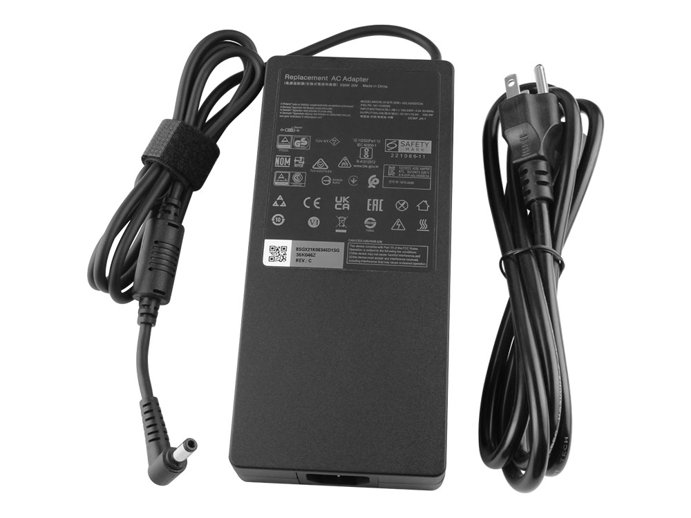 19.5V 16.9A 330W 5.5mm*2.5mm Charger AC Adapter + Cable (image for) 19.5V 16.9A 330W 5.5mm*2.5mm Charger AC Adapter + Cable