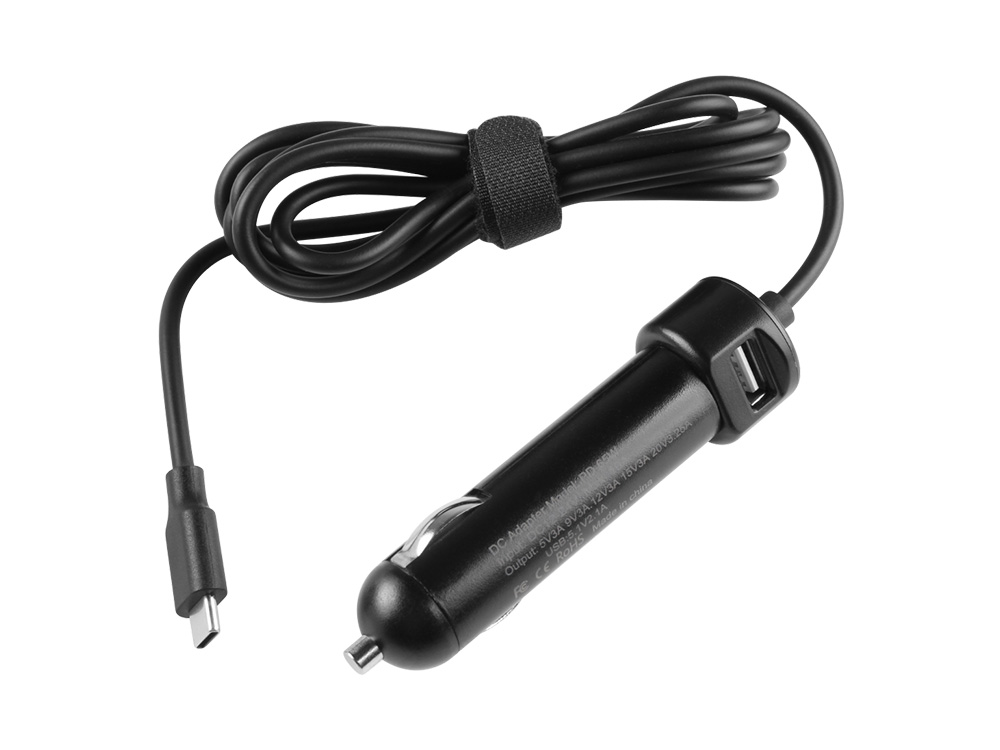 (image for) 65W USB-C Car Charger Acer Aspire 15 A15-61M DC Adapter