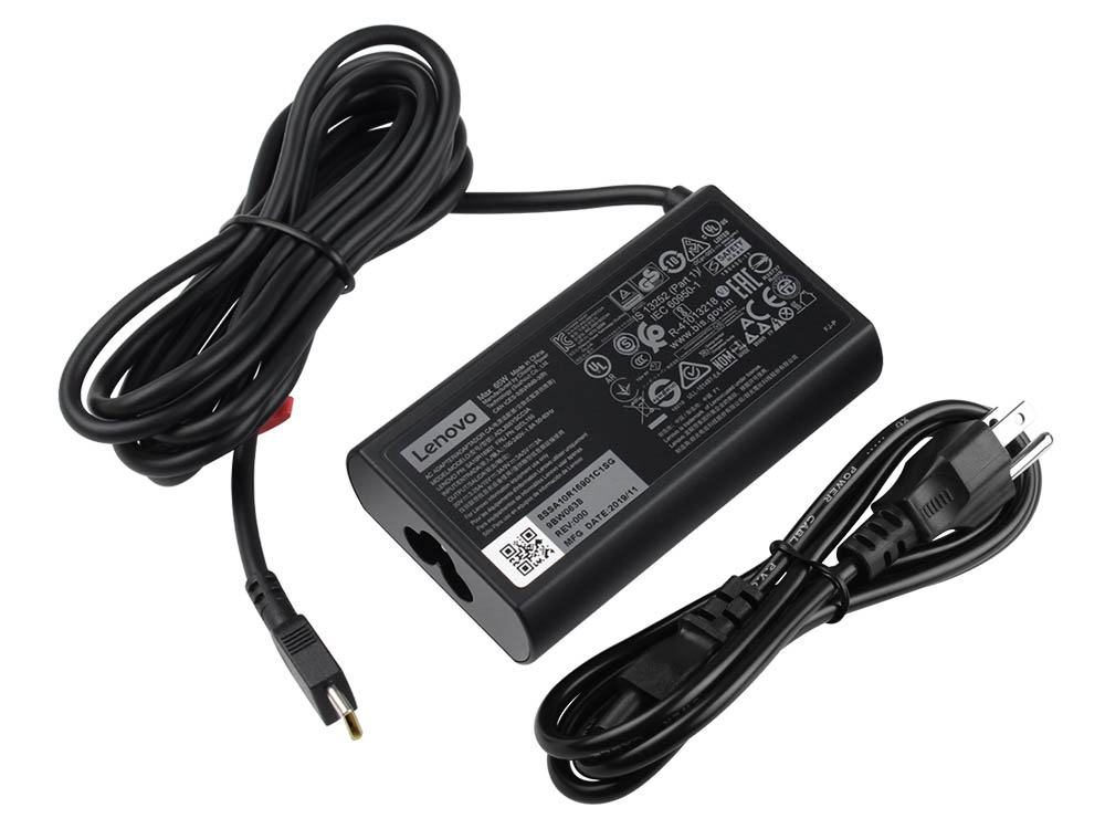 (image for) 65W USB-C Charger Fujitsu 34077330 AC Adapter + Cable