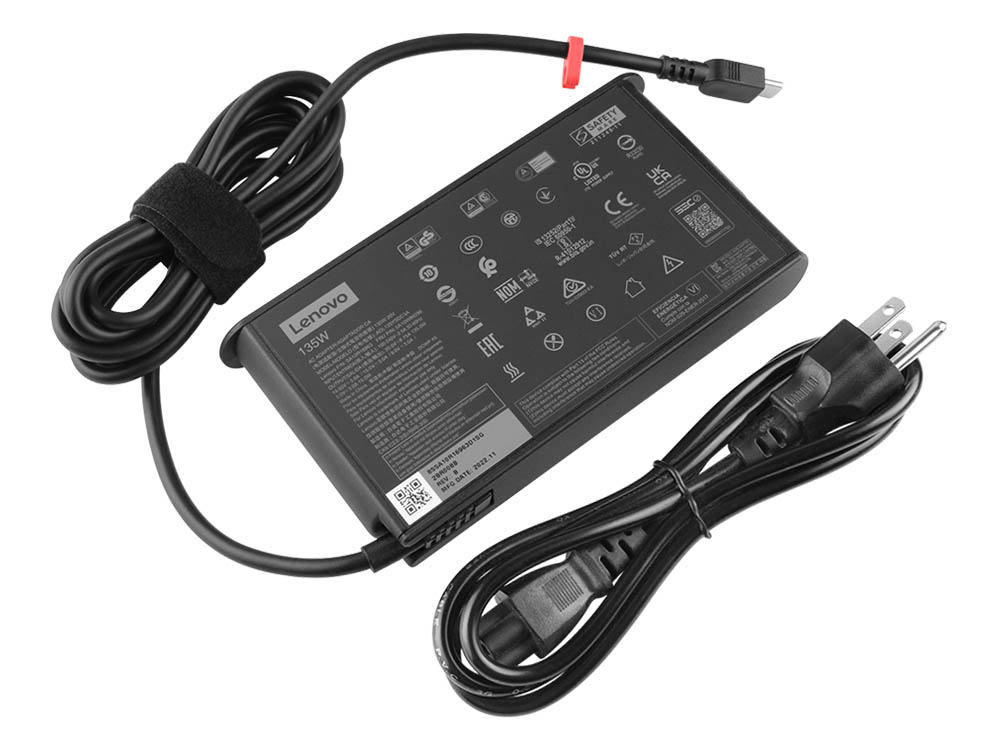 Original 135W USB-C Charger Lenovo IdeaPad Pro 5 14AKP10 83JL AC Adapter + Cable (image for) Original 135W USB-C Charger Lenovo IdeaPad Pro 5 14AKP10 83JL AC Adapter + Cable