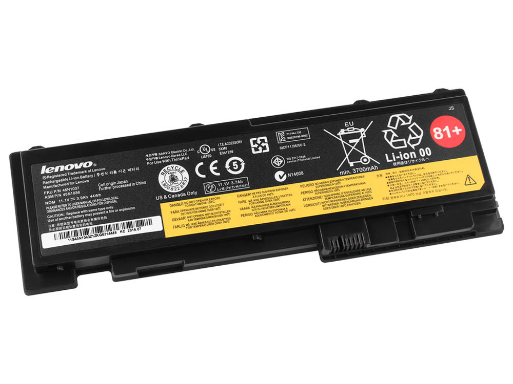 Original Battery Lenovo 45N1065 45N1067 3900mAh (image for) Original Battery Lenovo 45N1065 45N1067 3900mAh