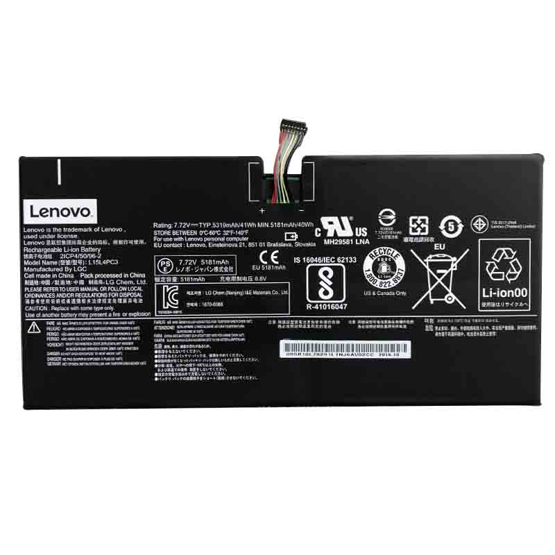 Original Battery Lenovo 5B10L72502 5B10M65425 5340mAh 41Wh (image for) Original Battery Lenovo 5B10L72502 5B10M65425 5340mAh 41Wh