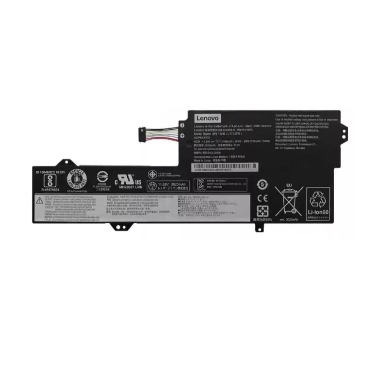 Original Battery Lenovo 5B10Q39198 5B10Q39199 3070mAh 36Wh (image for) Original Battery Lenovo 5B10Q39198 5B10Q39199 3070mAh 36Wh