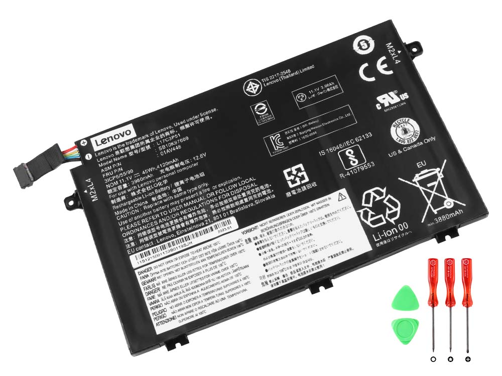 Original Battery Lenovo 5B10W13888 5B10W13889 4050mAh 45Wh (image for) Original Battery Lenovo 5B10W13888 5B10W13889 4050mAh 45Wh