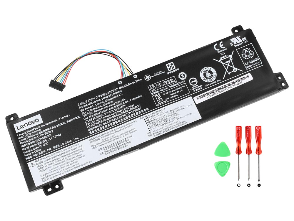 Original Battery Lenovo 5B10W67297 5B10W67362 39Wh (image for) Original Battery Lenovo 5B10W67297 5B10W67362 39Wh