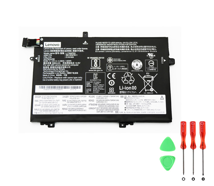 Original Battery Lenovo SB10K07612 5B10W13897 4080mAh 45Wh (image for) Original Battery Lenovo SB10K07612 5B10W13897 4080mAh 45Wh