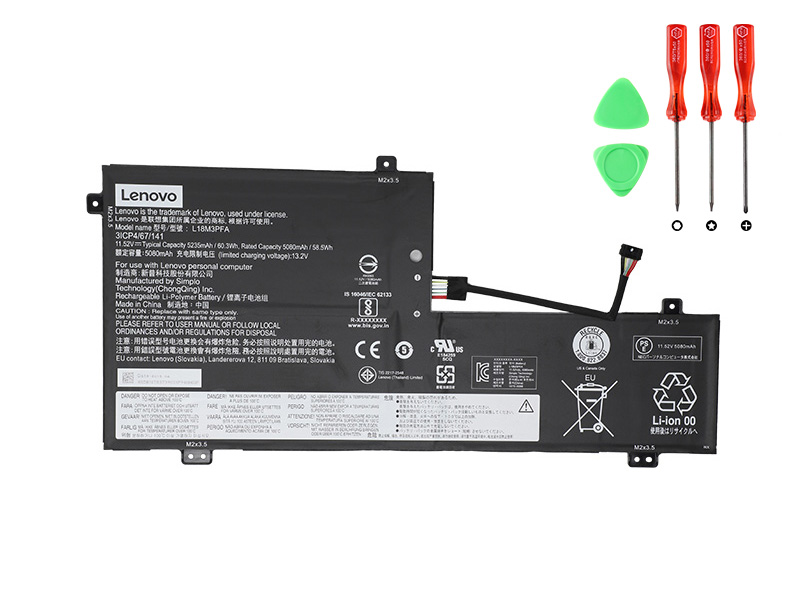 Original Battery Lenovo 5B10T83740 5B10W67402 5235mAh 60.3Wh (image for) Original Battery Lenovo 5B10T83740 5B10W67402 5235mAh 60.3Wh