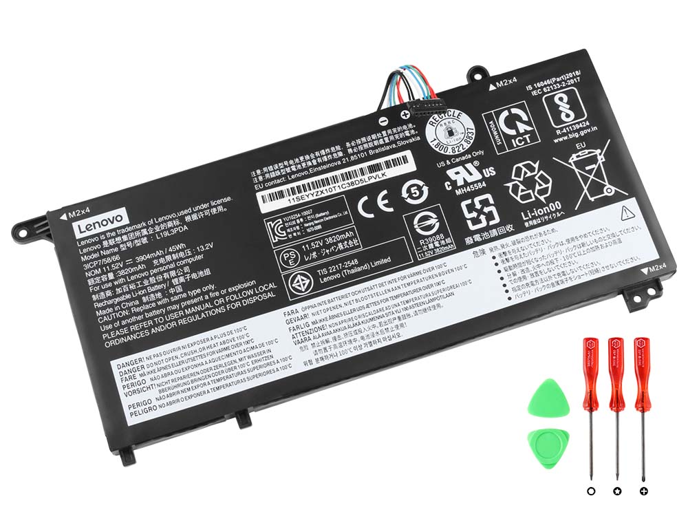 Original Battery Lenovo 5B10Z21198 5B11N52073 5B11N52052 3907mAh 45Wh (image for) Original Battery Lenovo 5B10Z21198 5B11N52073 5B11N52052 3907mAh 45Wh
