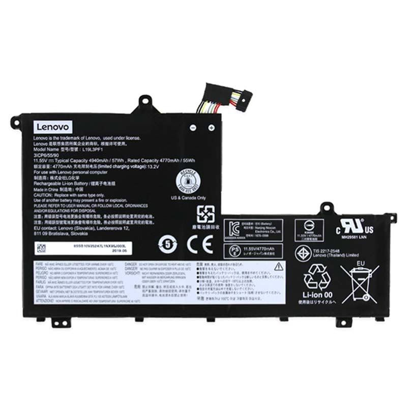 Original Battery Lenovo 5B10V25245 5B10V25250 4955mAh 57Wh (image for) Original Battery Lenovo 5B10V25245 5B10V25250 4955mAh 57Wh