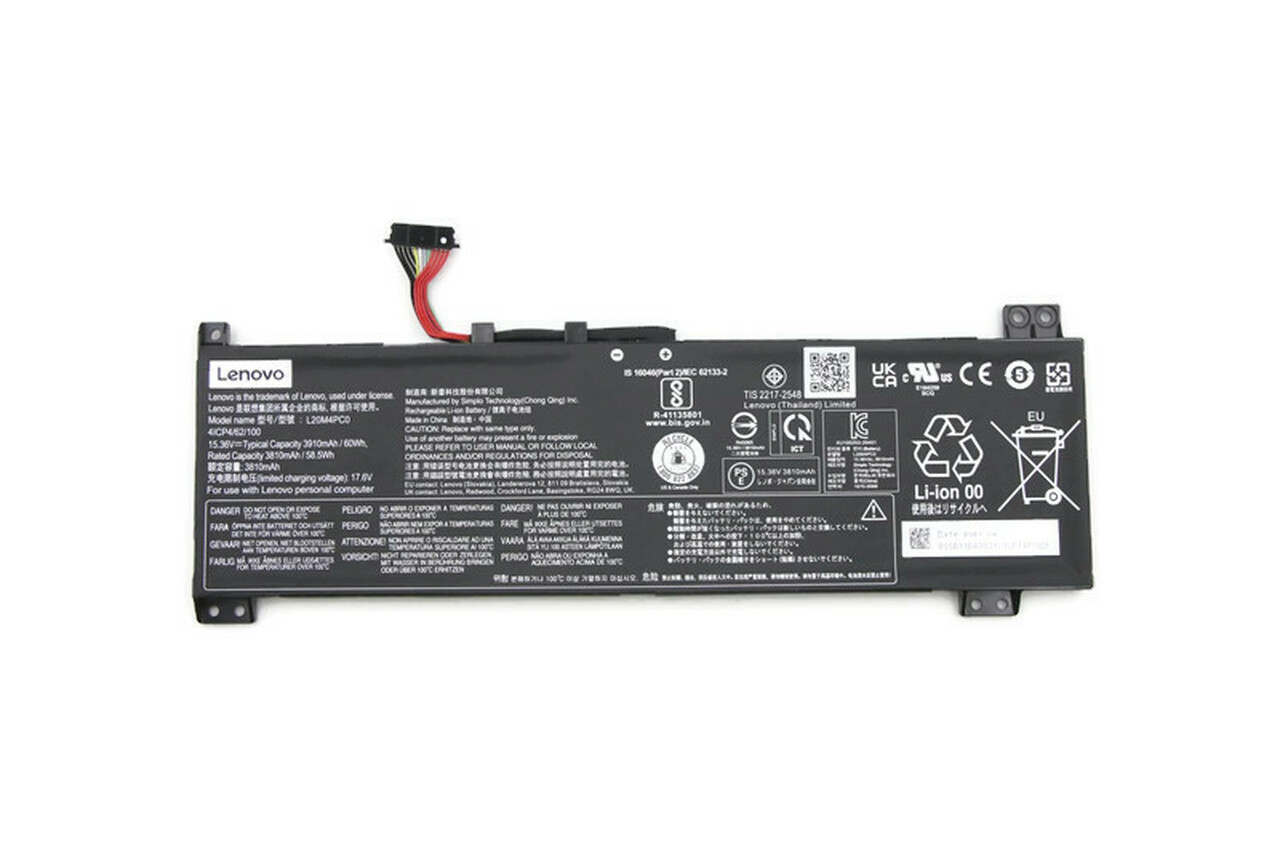 Original Battery Lenovo 5B11B48816 5B11B48817 5B11B48827 3910mAh 60Wh (image for) Original Battery Lenovo 5B11B48816 5B11B48817 5B11B48827 3910mAh 60Wh