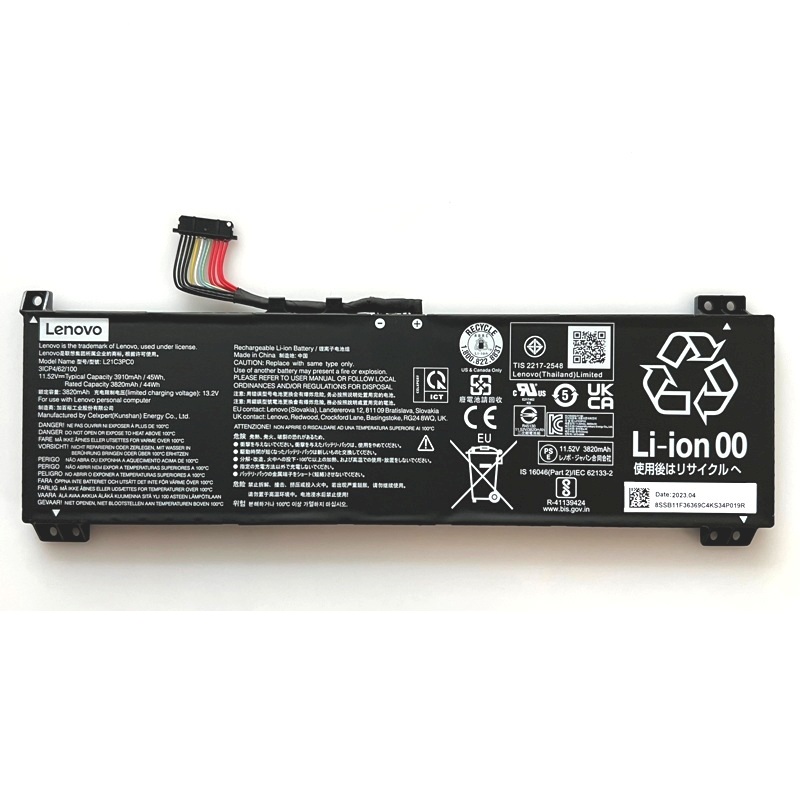 Original Battery Lenovo 5B11F36370 5B11F36371 5B11F36372 3910mAh 45Wh (image for) Original Battery Lenovo 5B11F36370 5B11F36371 5B11F36372 3910mAh 45Wh