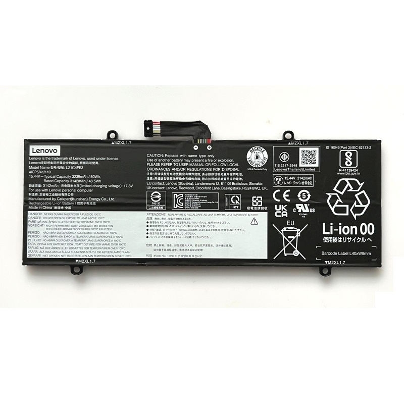 Original Battery Lenovo 5B11F52561 5B11F52555 3239mAh 50Wh (image for) Original Battery Lenovo 5B11F52561 5B11F52555 3239mAh 50Wh
