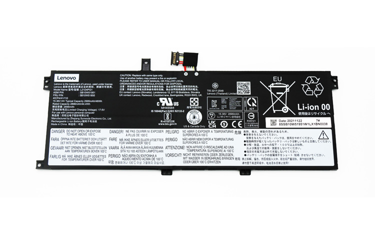 Original Battery Lenovo 5B11H56334 5B11H56337 2995mAh 46Wh (image for) Original Battery Lenovo 5B11H56334 5B11H56337 2995mAh 46Wh