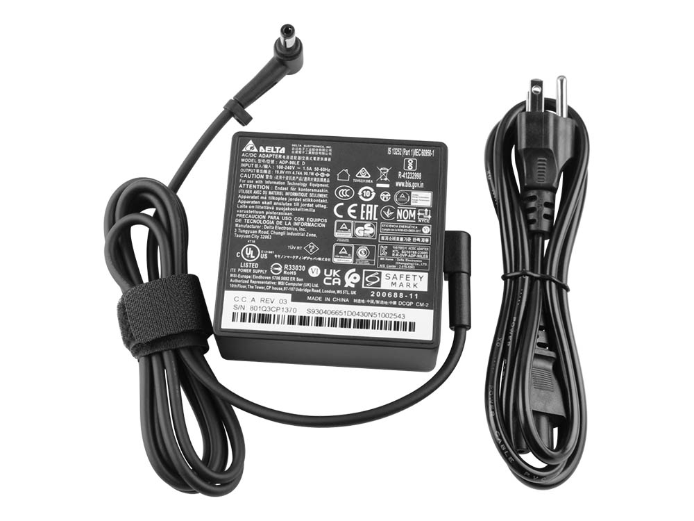 Original 90W Charger MSI 957-16511P-102 AC Adapter + Cable (image for) Original 90W Charger MSI 957-16511P-102 AC Adapter + Cable