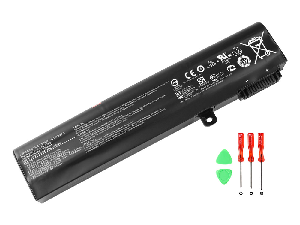 Battery MSI AGE62D 4730mAh 51Wh (image for) Battery MSI AGE62D 4730mAh 51Wh