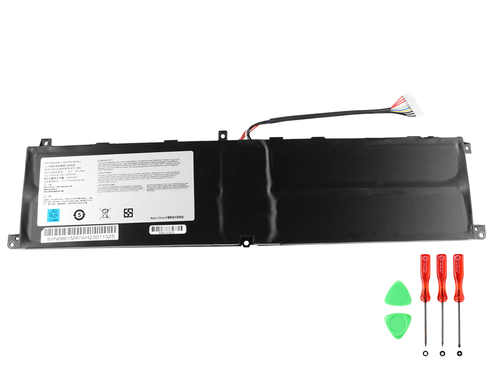 Battery MSI S9N-954J220-M47 5280mAh 80.25Wh (image for) Battery MSI S9N-954J220-M47 5280mAh 80.25Wh
