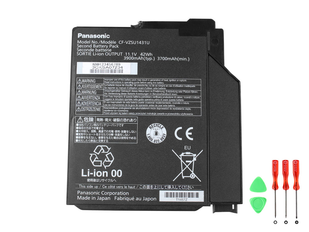 (image for) Original Battery Panasonic CF-31W CF-31X CF-31Y 3900mAh 42Wh