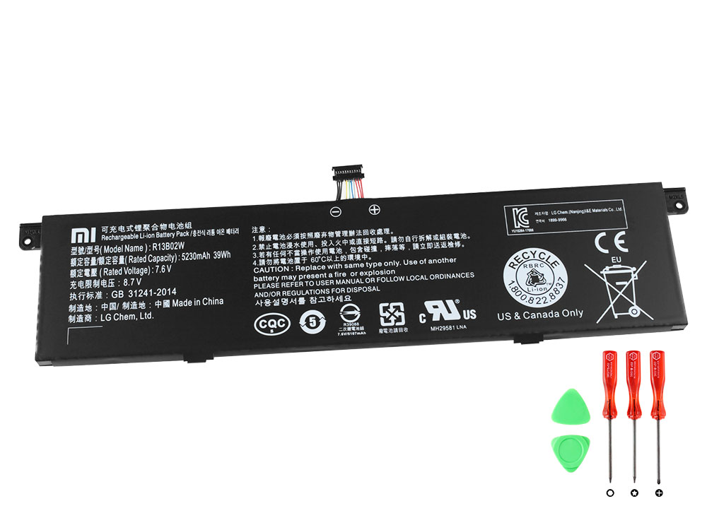 (image for) Original Battery Xiaomi 161201-AI 5107mAh 39Wh