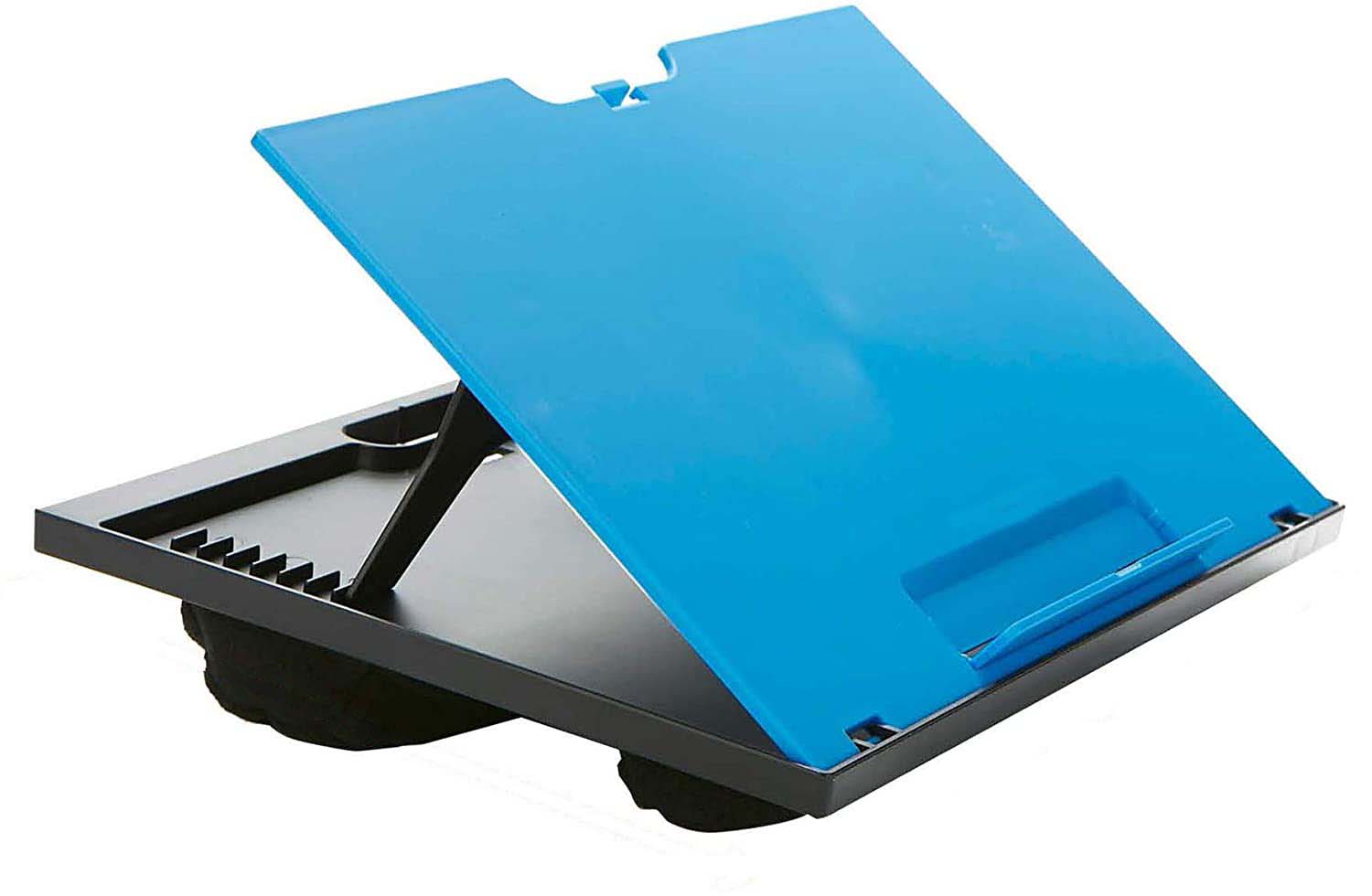(image for) Adjustable Laptop Desk Stand Computer Riser for Laptop 10.1 inch to 15.6 inch Blue