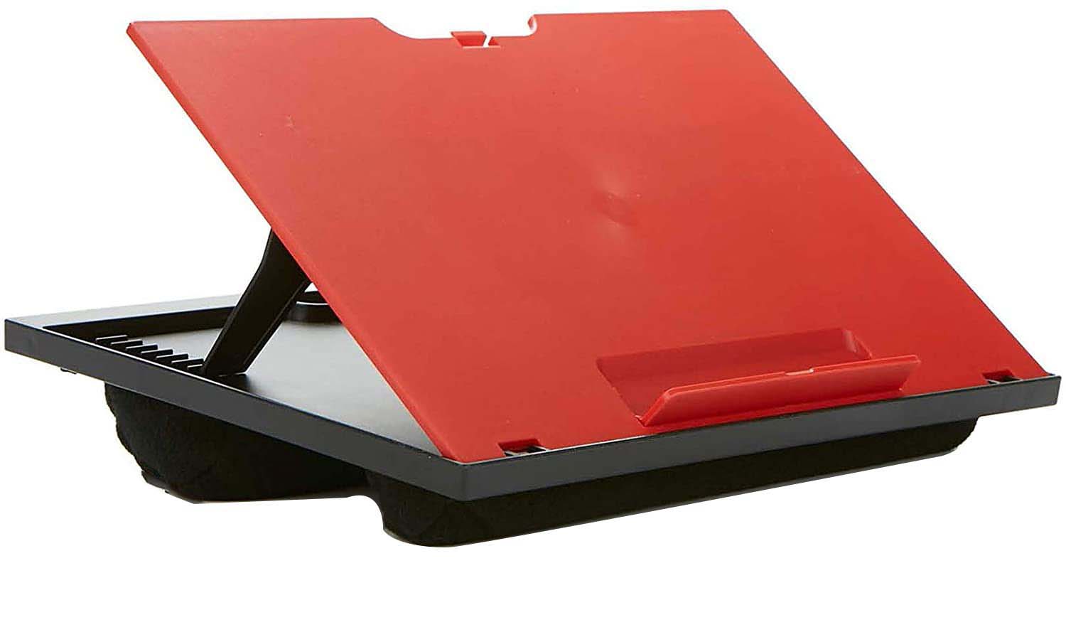 (image for) Adjustable laptop desk stand Computer Riser for Laptop 10.1 inch to 15.6 inch Red