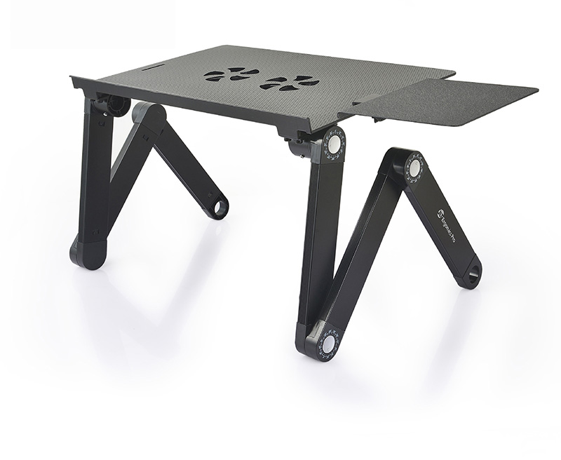 (image for) Adjustable Foldable Laptop Stand Computer Riser for Laptop 10.1 inch to 15.6 inch Black